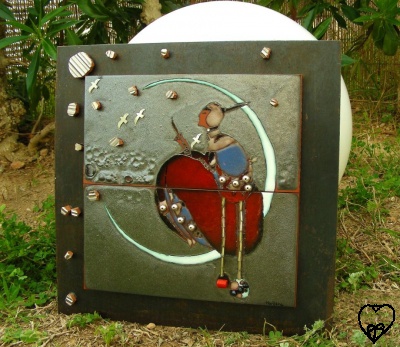 Estando en la luna siento volar  (Vendida)